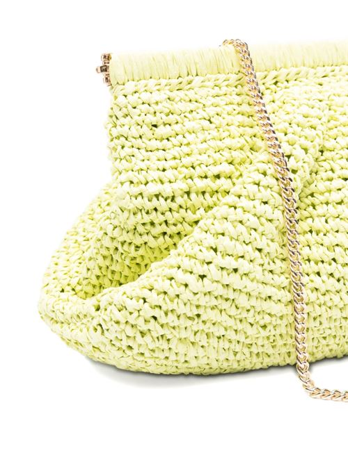 Borsa donna Emme Marella pochette in rafia lime EMME Marella | PAPRICA005